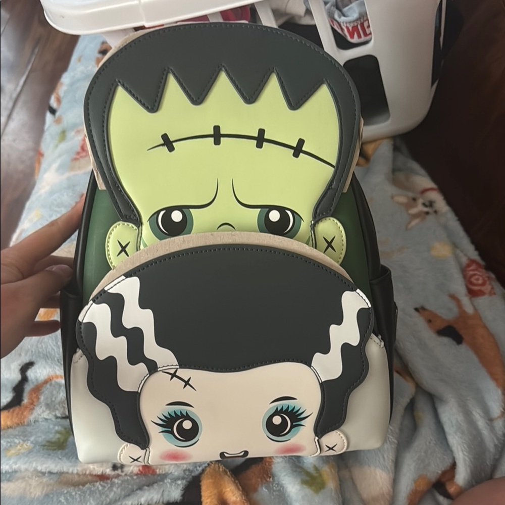 Frankenstein and Bride Mini Backpack